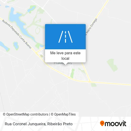 Rua Coronel Junqueira mapa