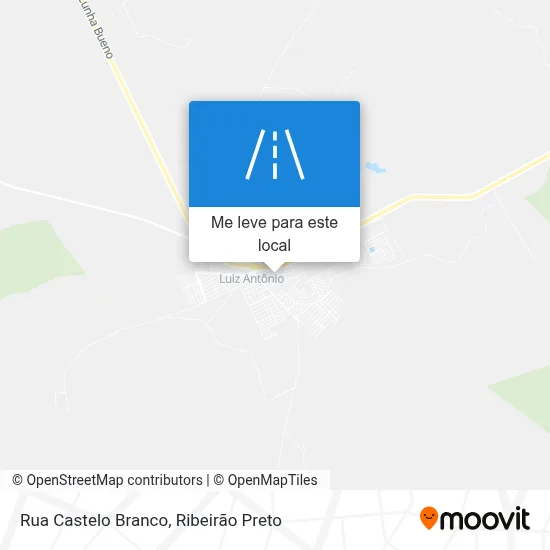 Rua Castelo Branco mapa
