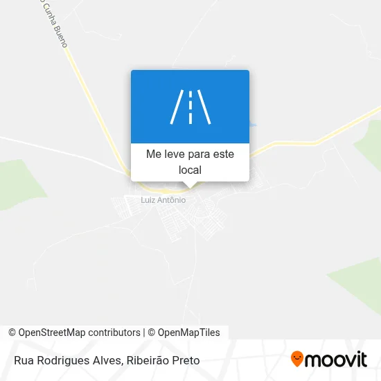 Rua Rodrigues Alves mapa
