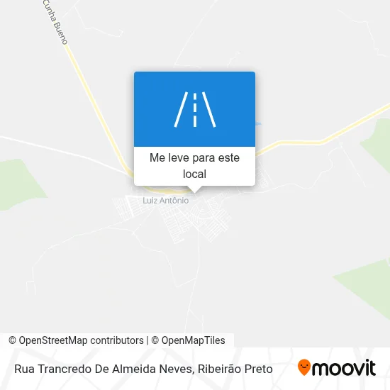 Rua Trancredo De Almeida Neves mapa