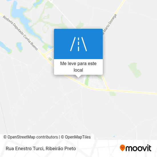 Rua Enestro Turci mapa