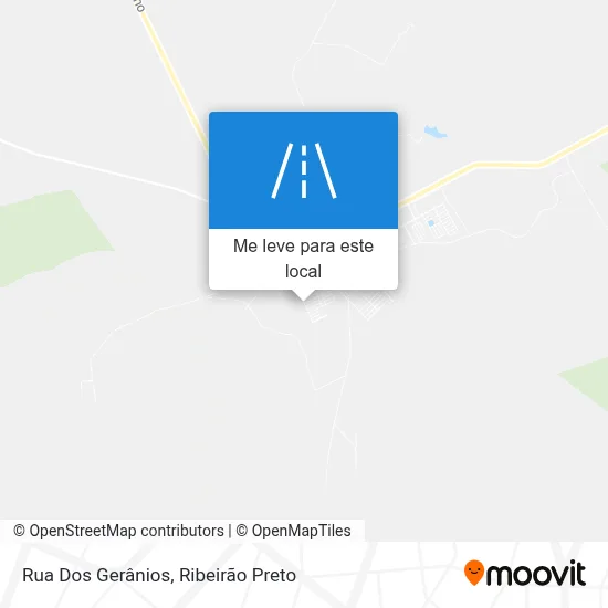 Rua Dos Gerânios mapa