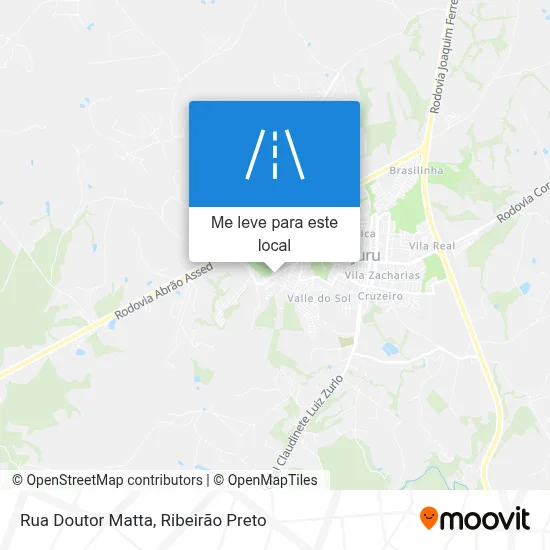 Rua Doutor Matta mapa