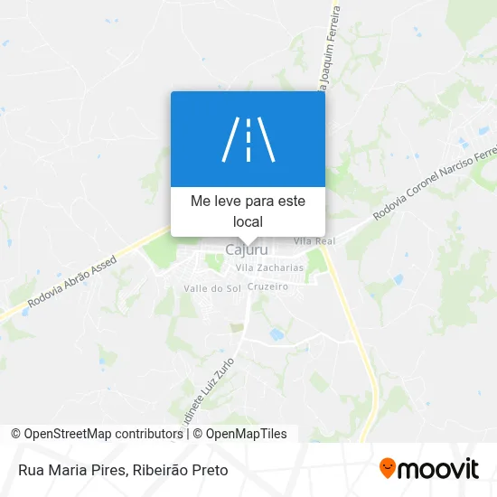 Rua Maria Pires mapa