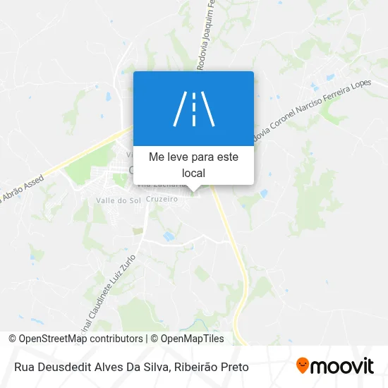 Rua Deusdedit Alves Da Silva mapa