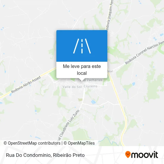 Rua Do Condomínio mapa