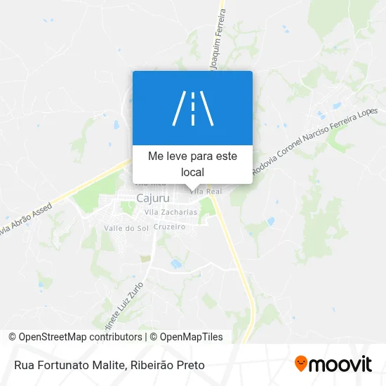 Rua Fortunato Malite mapa