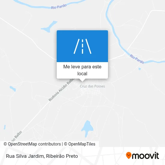 Rua Silva Jardim mapa