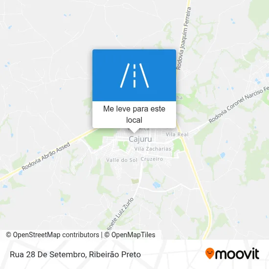 Rua 28 De Setembro mapa