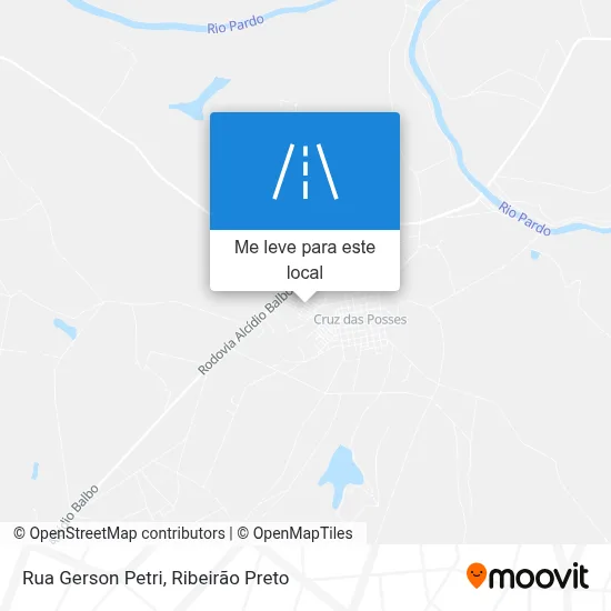 Rua Gerson Petri mapa