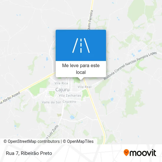 Rua 7 mapa