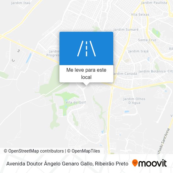 Avenida Doutor Ângelo Genaro Gallo mapa