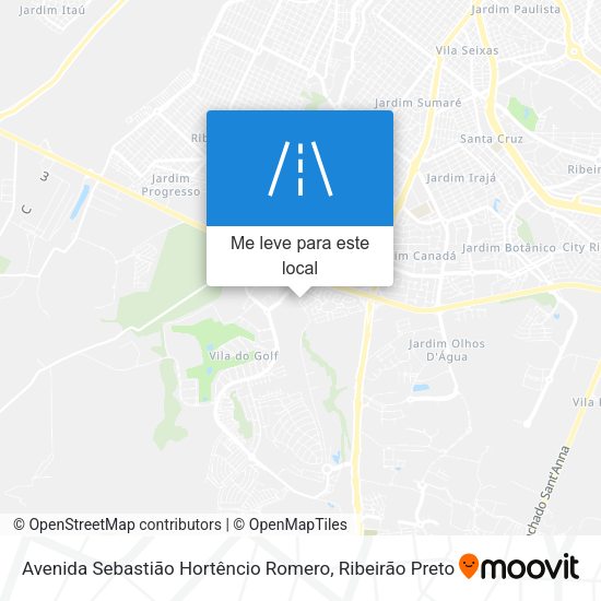 Avenida Sebastião Hortêncio Romero mapa