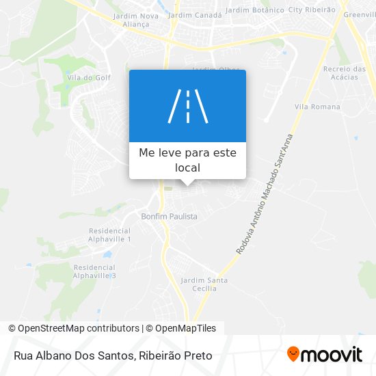 Rua Albano Dos Santos mapa