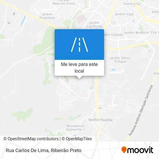 Rua Carlos De Lima mapa