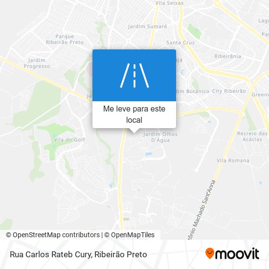 Rua Carlos Rateb Cury mapa
