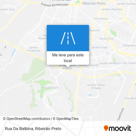 Rua Da Balbina mapa
