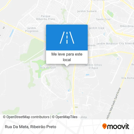 Rua Da Mata mapa