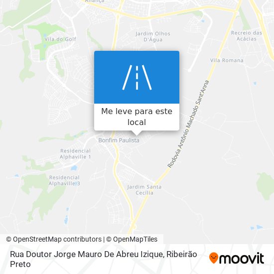 Rua Doutor Jorge Mauro De Abreu Izique mapa