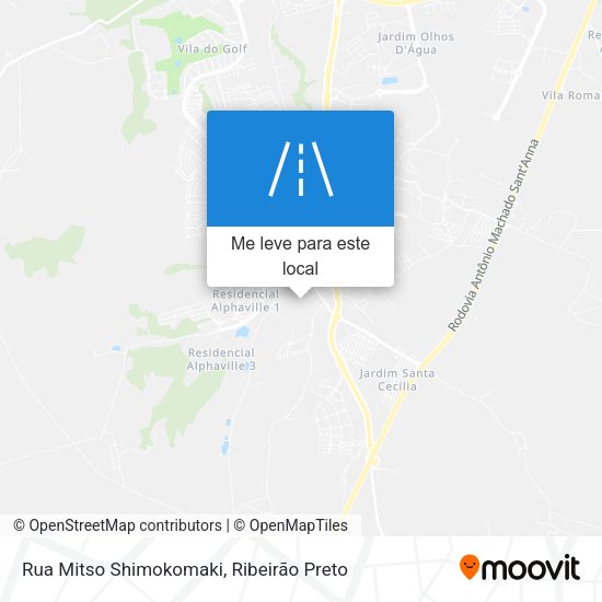 Rua Mitso Shimokomaki mapa