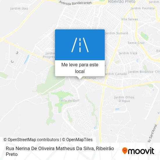 Rua Nerina De Oliveira Matheus Da Silva mapa