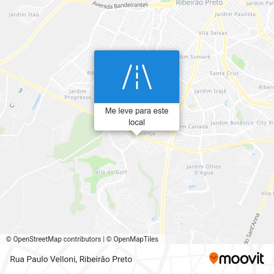 Rua Paulo Velloni mapa