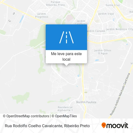 Rua Rodolfo Coelho Cavalcante mapa