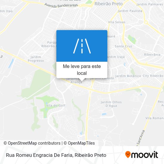 Rua Romeu Engracia De Faria mapa