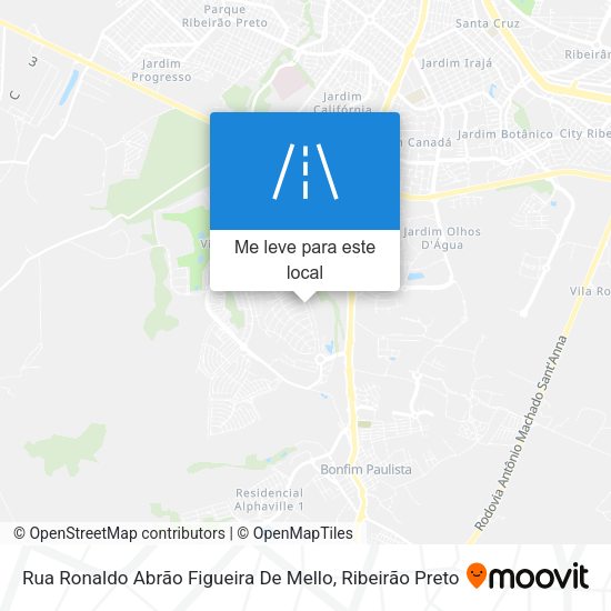 Rua Ronaldo Abrão Figueira De Mello mapa
