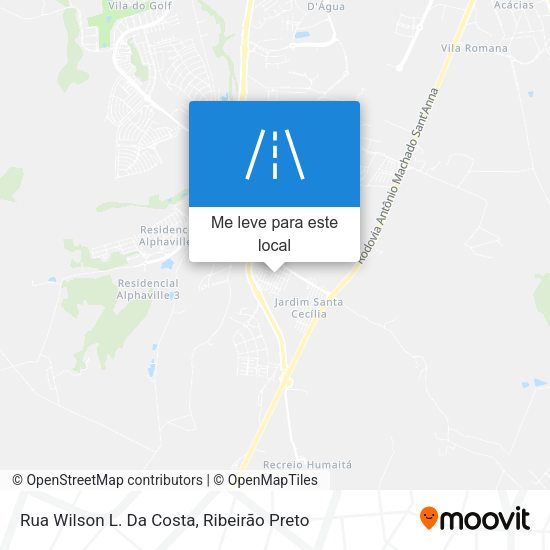 Rua Wilson L. Da Costa mapa