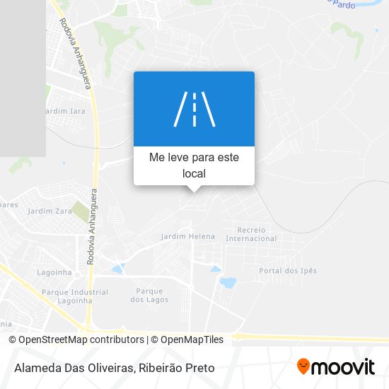 Alameda Das Oliveiras mapa