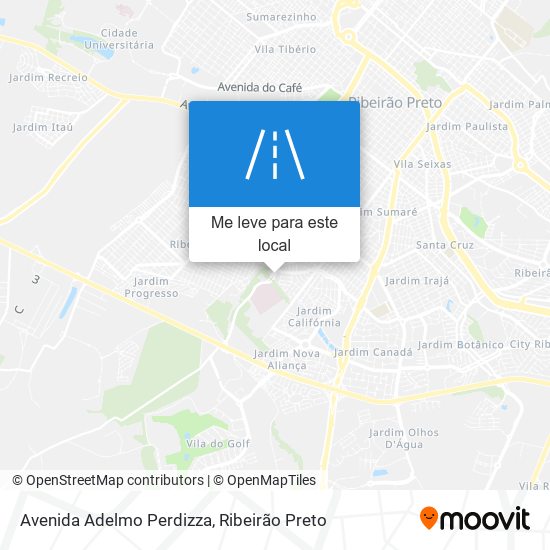 Avenida Adelmo Perdizza mapa
