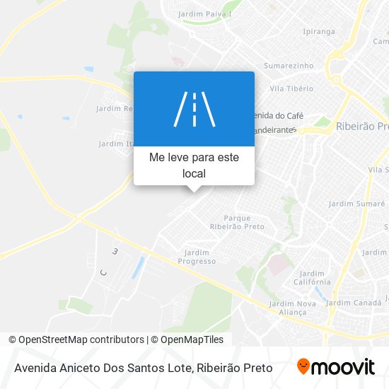 Avenida Aniceto Dos Santos Lote mapa