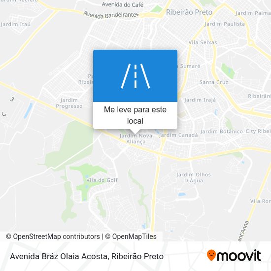 Avenida Bráz Olaia Acosta mapa