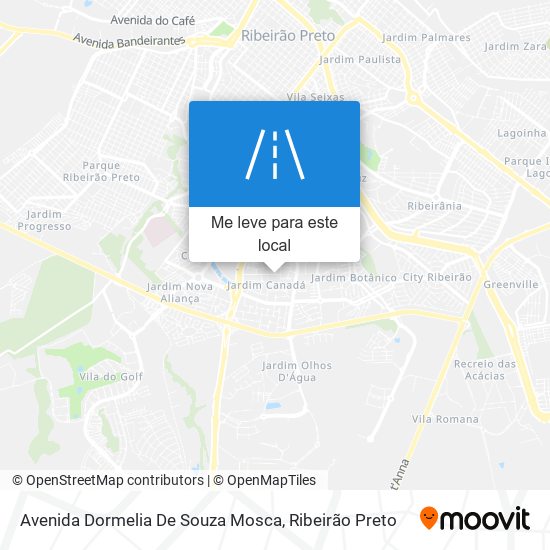 Avenida Dormelia De Souza Mosca mapa