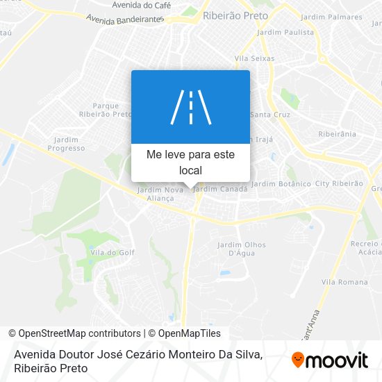Avenida Doutor José Cezário Monteiro Da Silva mapa