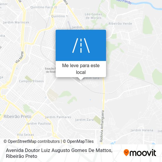 Avenida Doutor Luiz Augusto Gomes De Mattos mapa