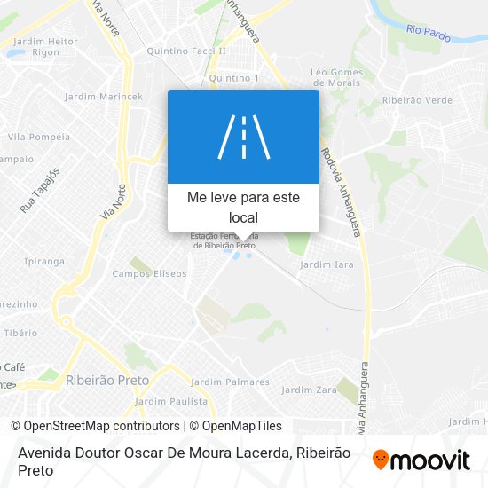 Avenida Doutor Oscar De Moura Lacerda mapa
