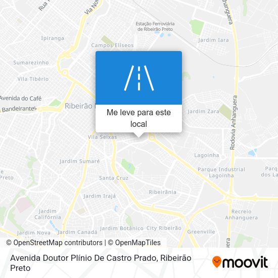 Avenida Doutor Plínio De Castro Prado mapa