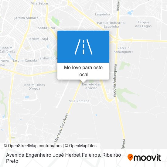 Avenida Engenheiro José Herbet Faleiros mapa
