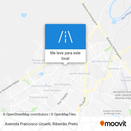 Avenida Francisco Uzuelli mapa