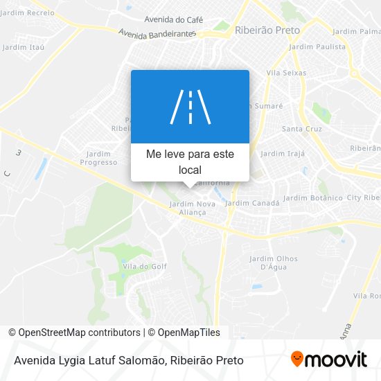 Avenida Lygia Latuf Salomão mapa