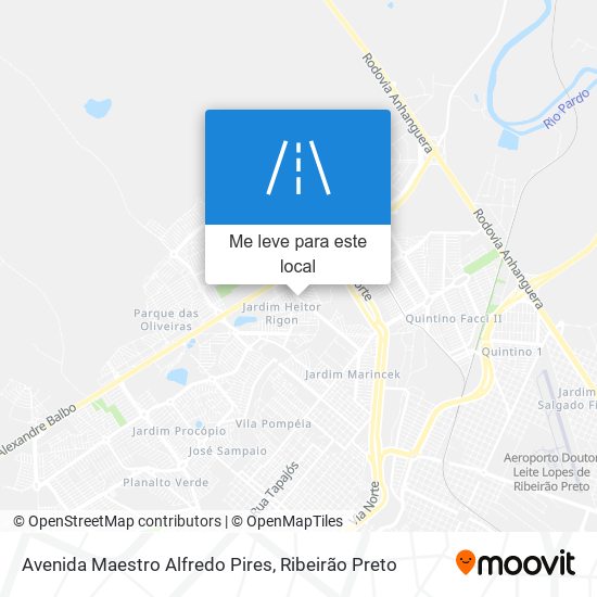 Avenida Maestro Alfredo Pires mapa
