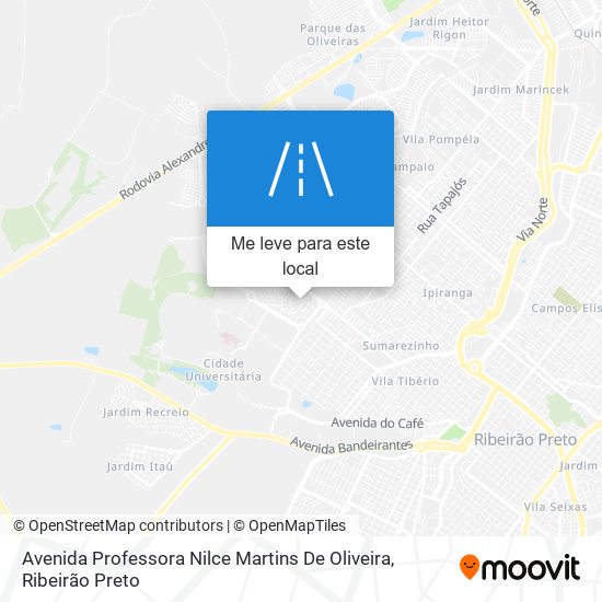 Avenida Professora Nilce Martins De Oliveira mapa