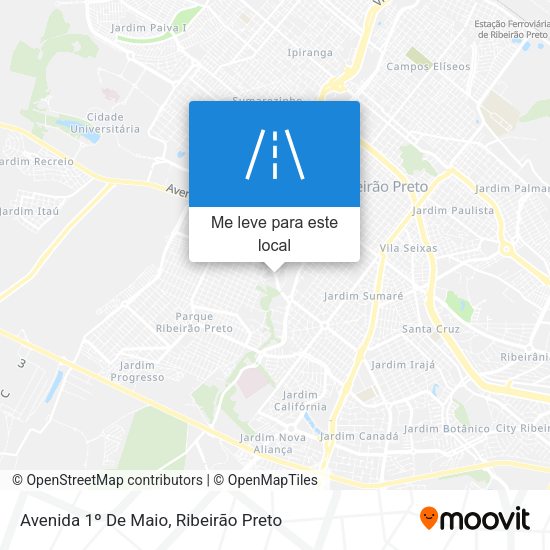 Avenida 1º De Maio mapa