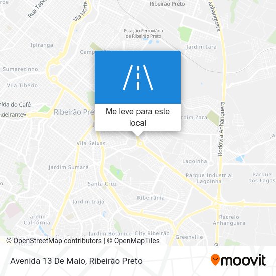 Avenida 13 De Maio mapa