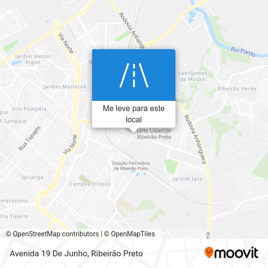 Avenida 19 De Junho mapa
