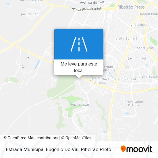 Estrada Municipal Eugênio Do Val mapa