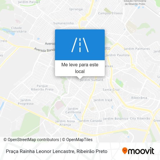 Praça Rainha Leonor Lencastre mapa