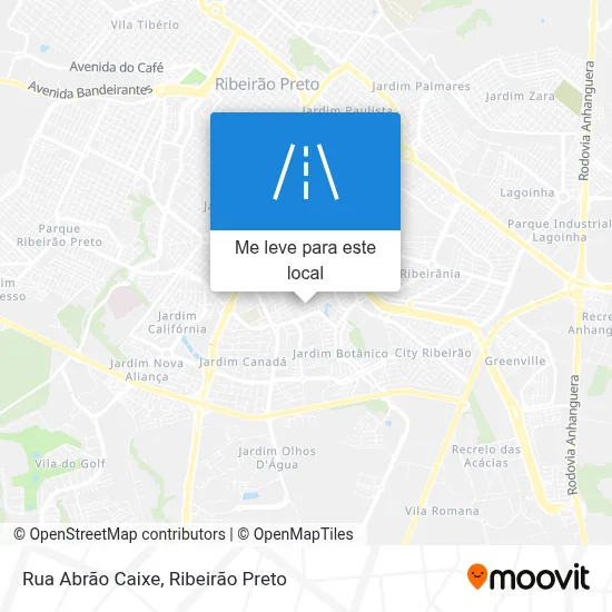 Rua Abrão Caixe mapa